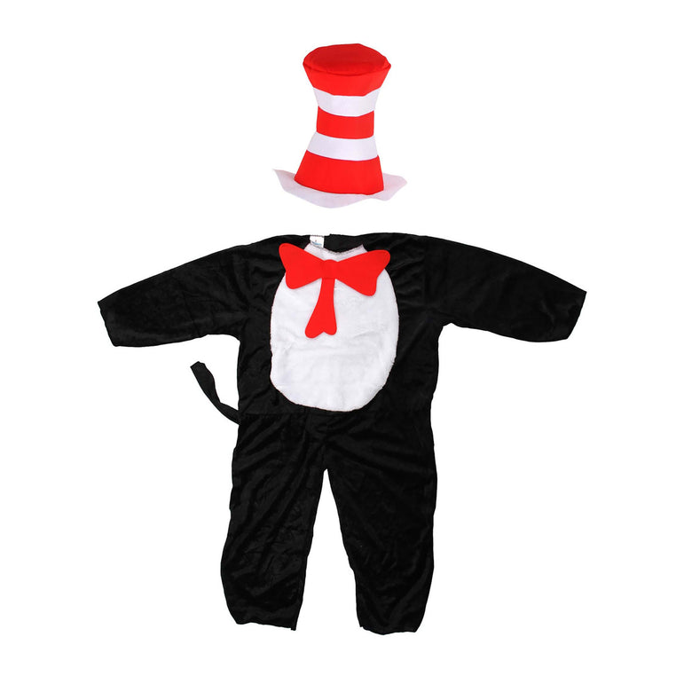 Toddler Cat in the Hat Girls Costume