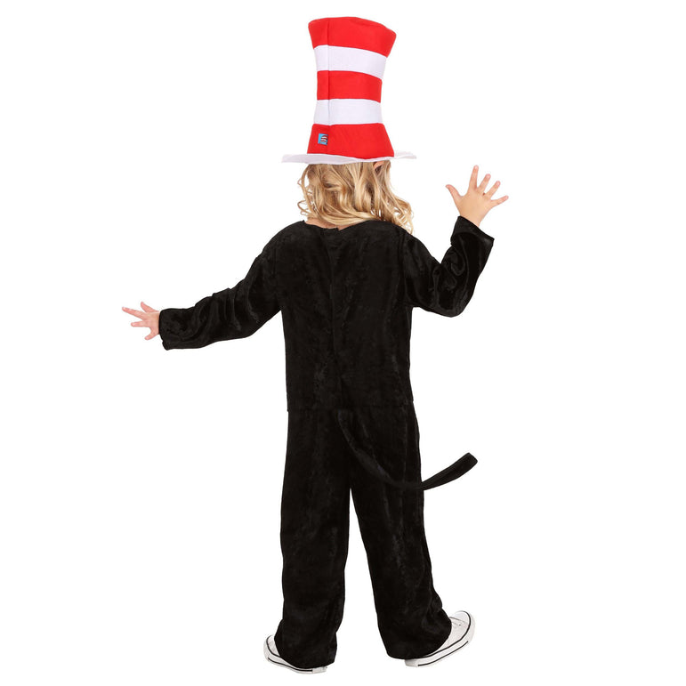 Child Cat in the Hat Girls Dress Up Costume