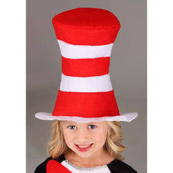 Child Cat in the Hat Girls Dress Up Costume