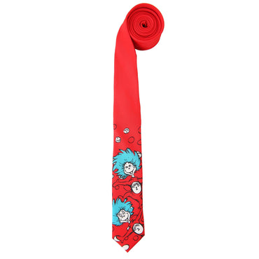 Adult Dr. Seuss Thing 1 & 2 Character Necktie