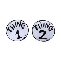 Cat in the Hat Thing 1 & 2 Large Patches Set