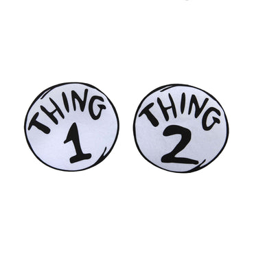 Cat in the Hat Thing 1 & 2 Large Patches Set