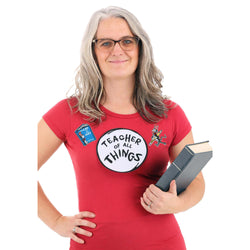 Dr. Seuss Teacher of All Things Cat in the Hat Patches Set