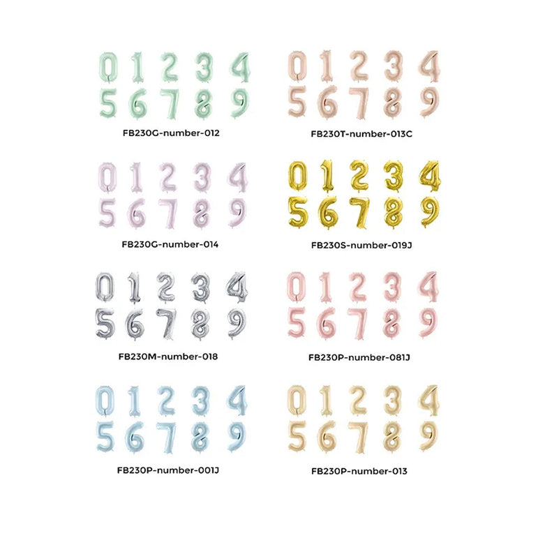 Beige Number 3 Foil Balloon 28x34in