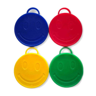 Assorted Primary Smiley Face Balloon Weight 8g – Sold Per Piece