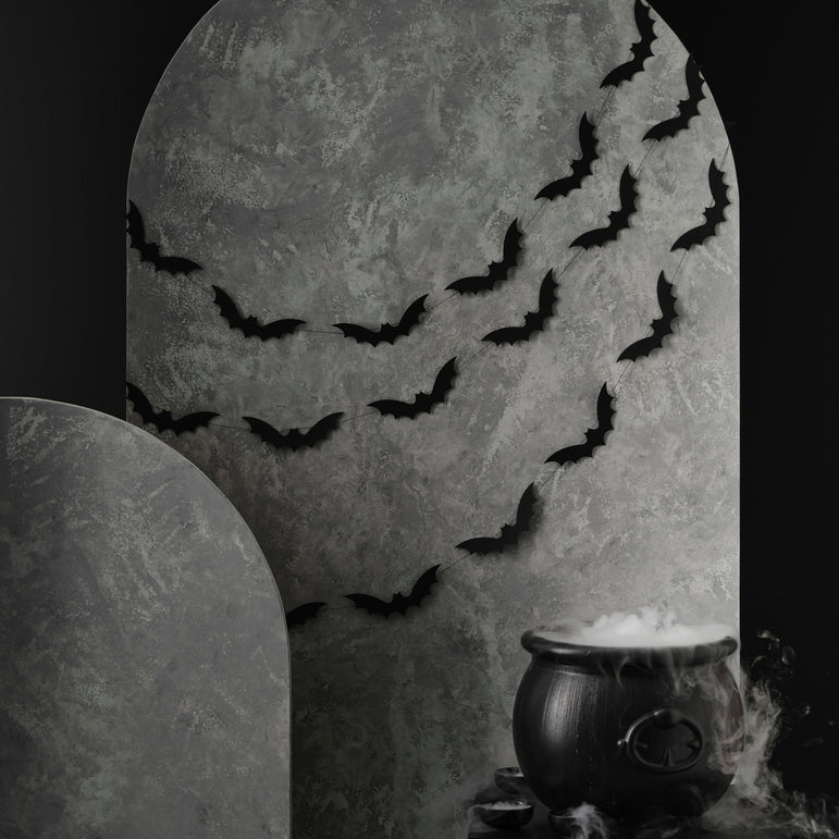 Halloween Black Bat Garland