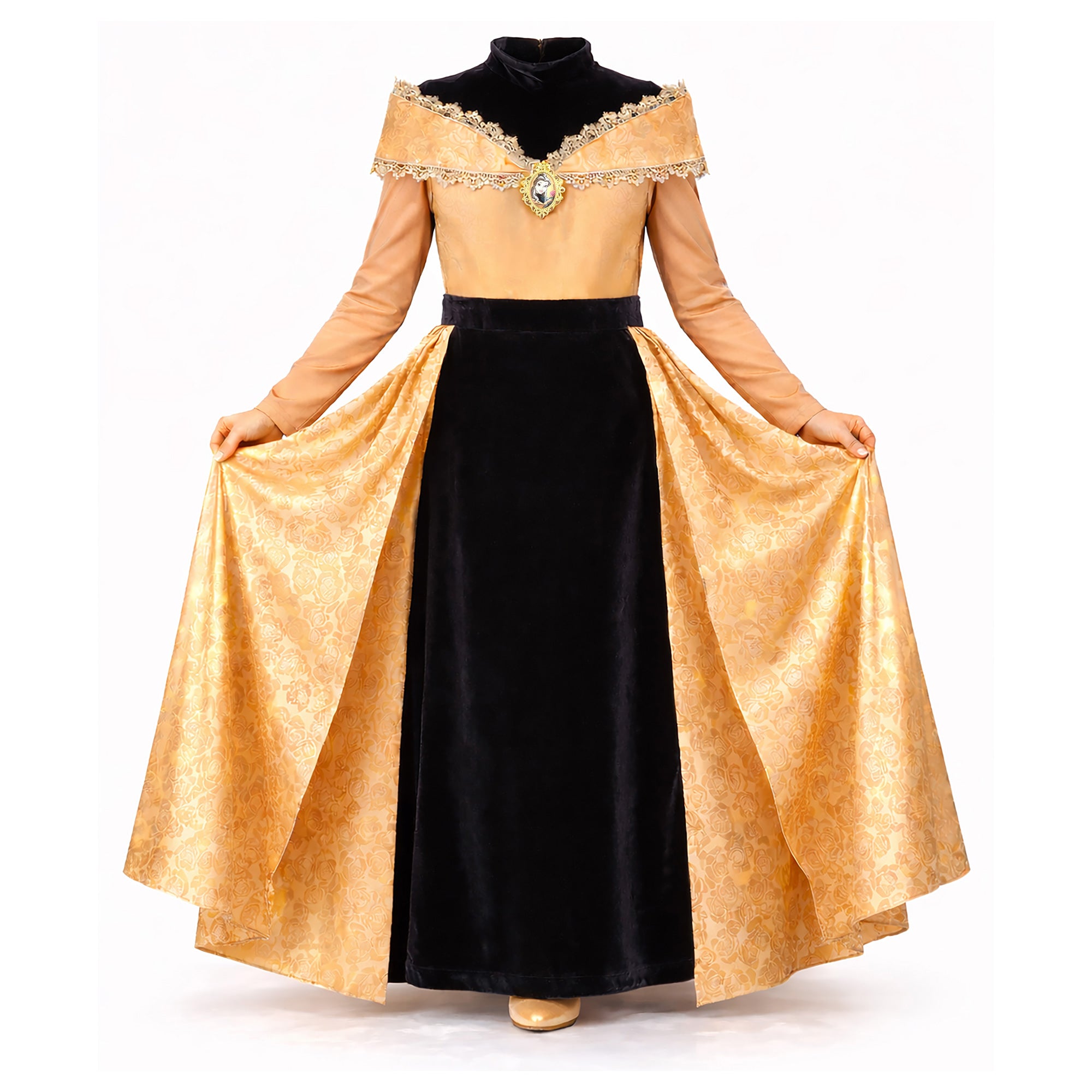 Shop Official Disney Golden Princess Belle Prestige Dress Up Costume