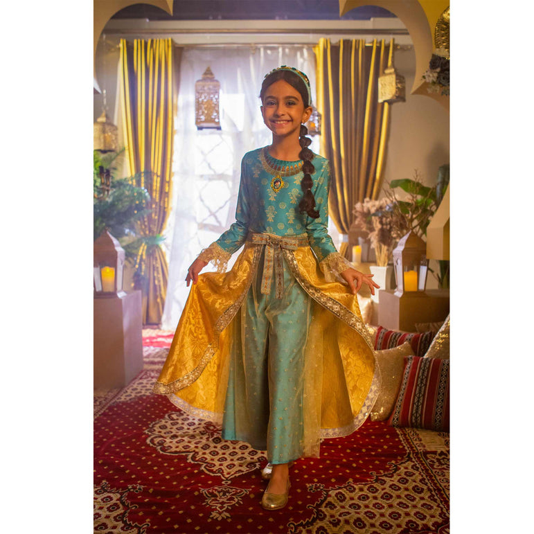Shop Official Disney Golden Princess Jasmine Prestige Dress Up Costume Shop Official Disney Golden Princess Jasmine Prestige Dress Up Costume