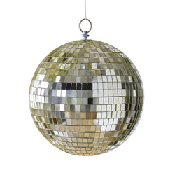 Gold Disco Ball Hanging Decoration 20cm