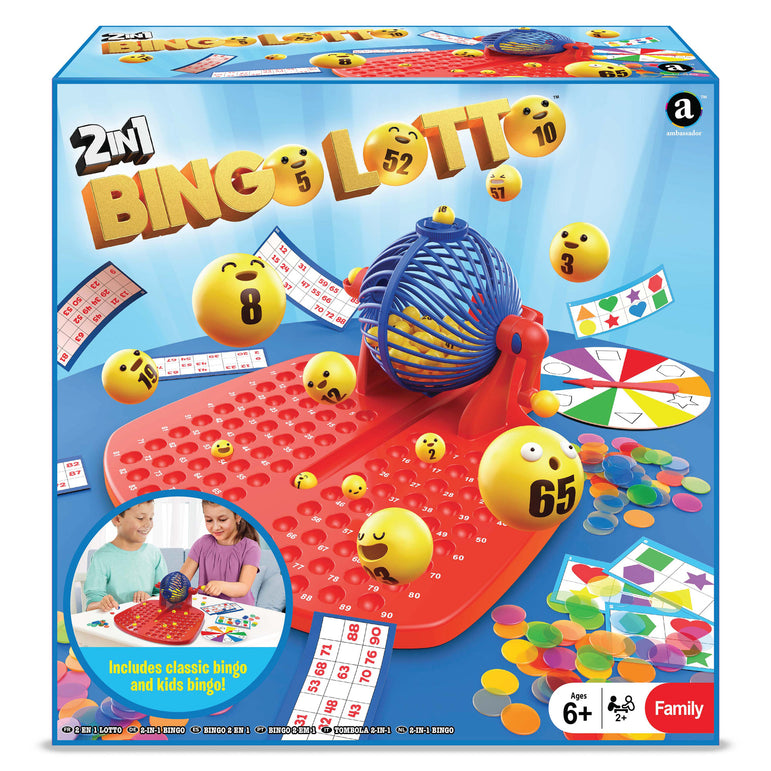 2 in 1 Bingo and Lotto Game