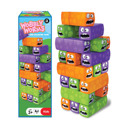 Wobbly Worms Tower Balancing Game