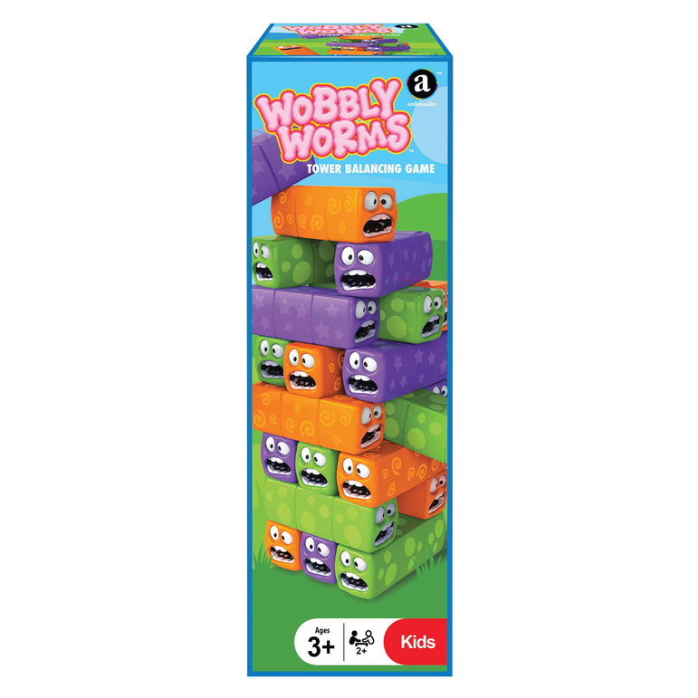 Wobbly Worms Tower Balancing Game