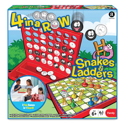4 in a Row Snake & Ladders Combo Game