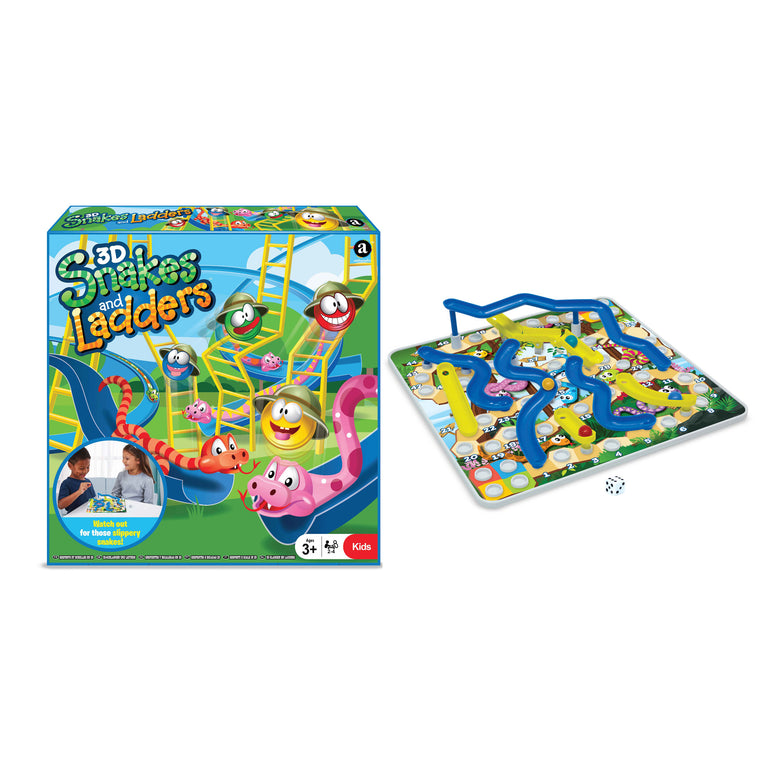 3D Snakes & Ladders Game