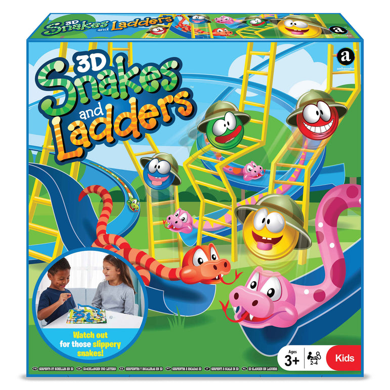 3D Snakes & Ladders Game