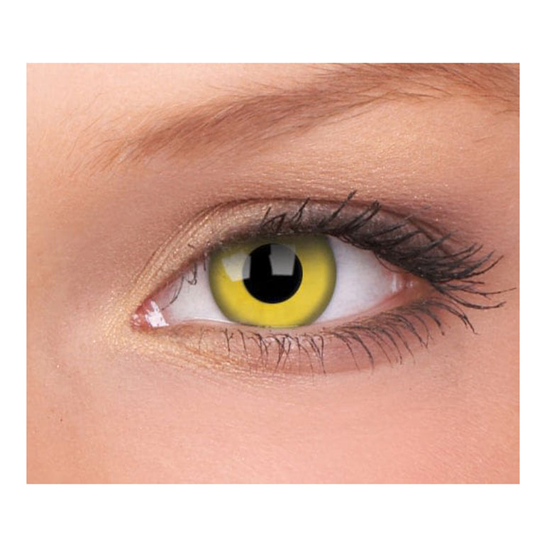 UV Yellow Crazy Lens 14mm 3 Months