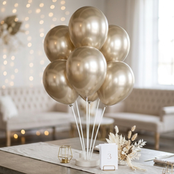 Luxury Prosecco Metallic Latex Balloon 5inches 50pcs