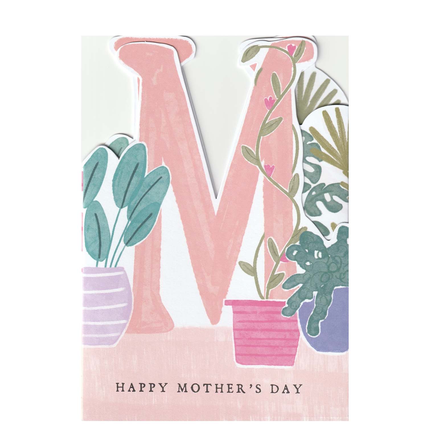 Happy Mothers Day Mum Plants Greeting Card