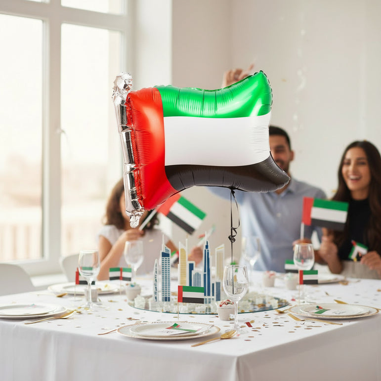 UAE Flag Supershape 20.47 x 21.26 in ( Flat/Uninflated )