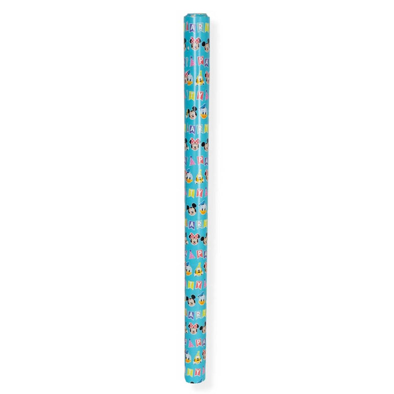 Disney Blue Mickey & Friends Giftwrap