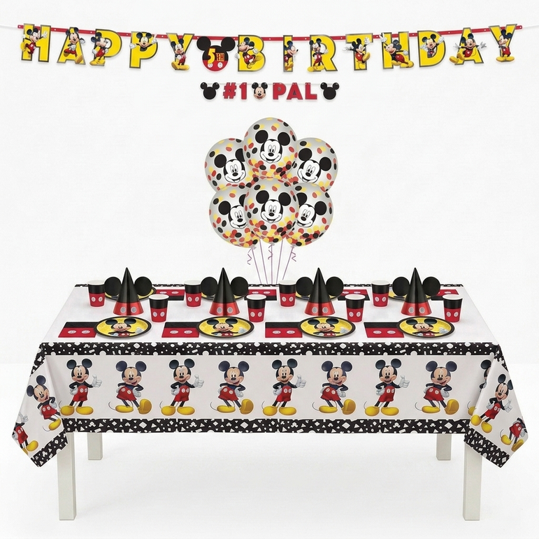 Mickey Mouse Forever Deluxe Party Kit for 8 Guests