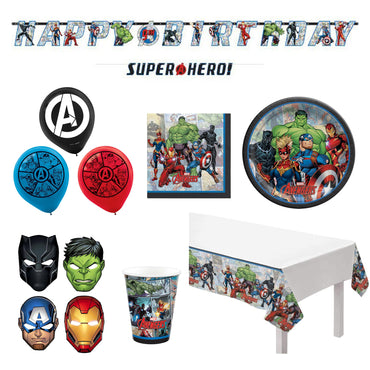 Marvel Powers Unite Deluxe Party Kit for 8 Guests