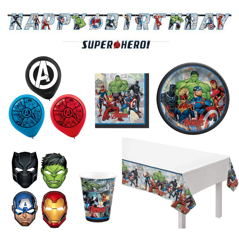 Marvel Powers Unite Deluxe Party Kit for 8 Guests