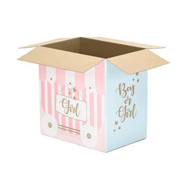 Baby Shower - Gender Reveal Boy or Girl Balloon Box