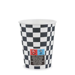 Checkered Flag Paper Cups 7oz 6pcs