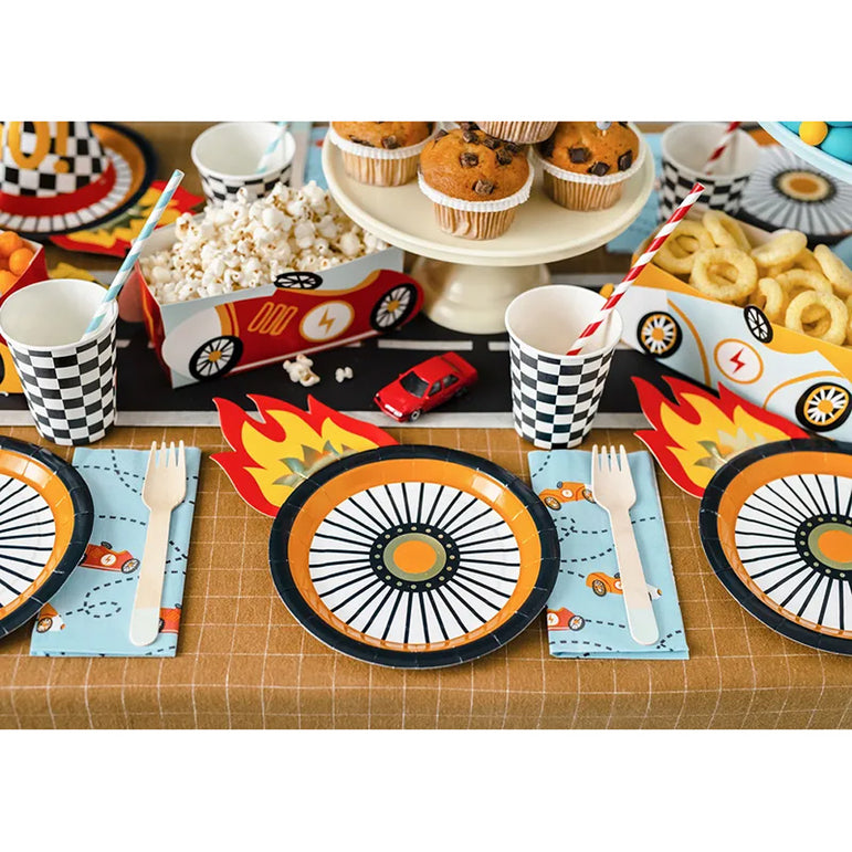 Checkered Flag Paper Cups 7oz 6pcs
