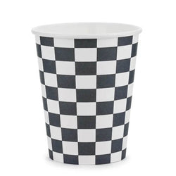 Checkered Flag Paper Cups 7oz 6pcs