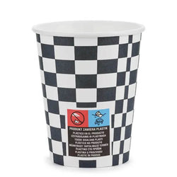 Checkered Flag Paper Cups 7oz 6pcs