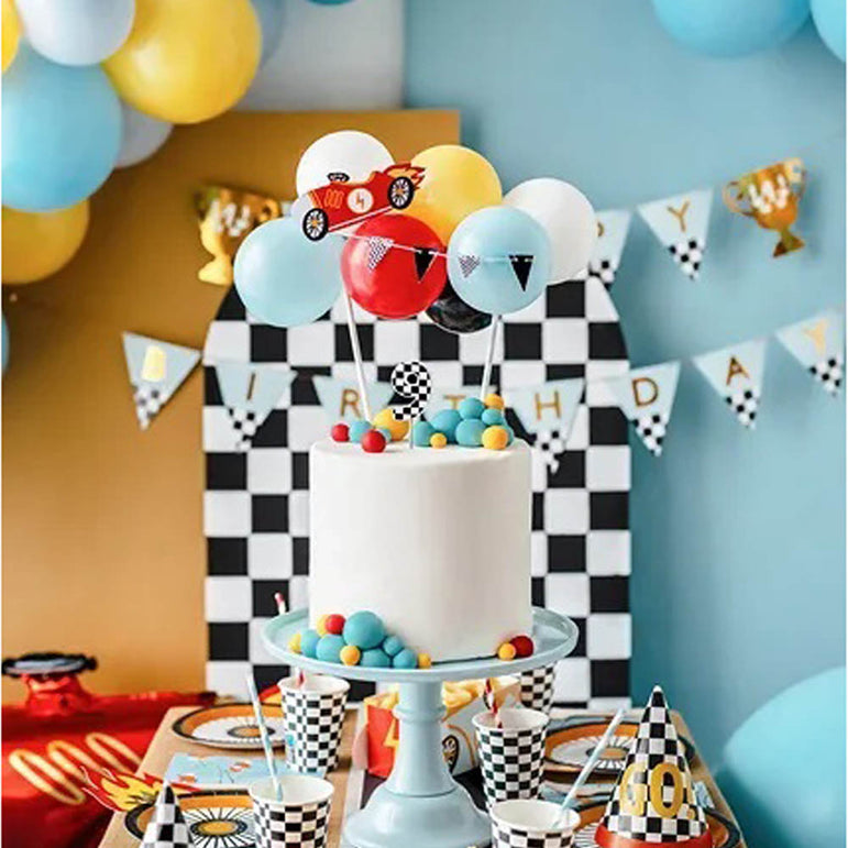 Checkered Flag Paper Cups 7oz 6pcs