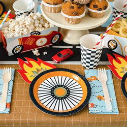 Checkered Flag Paper Cups 7oz 6pcs