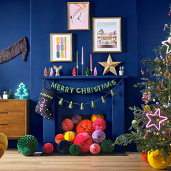 Christmas Tinsel Garland Decoration
