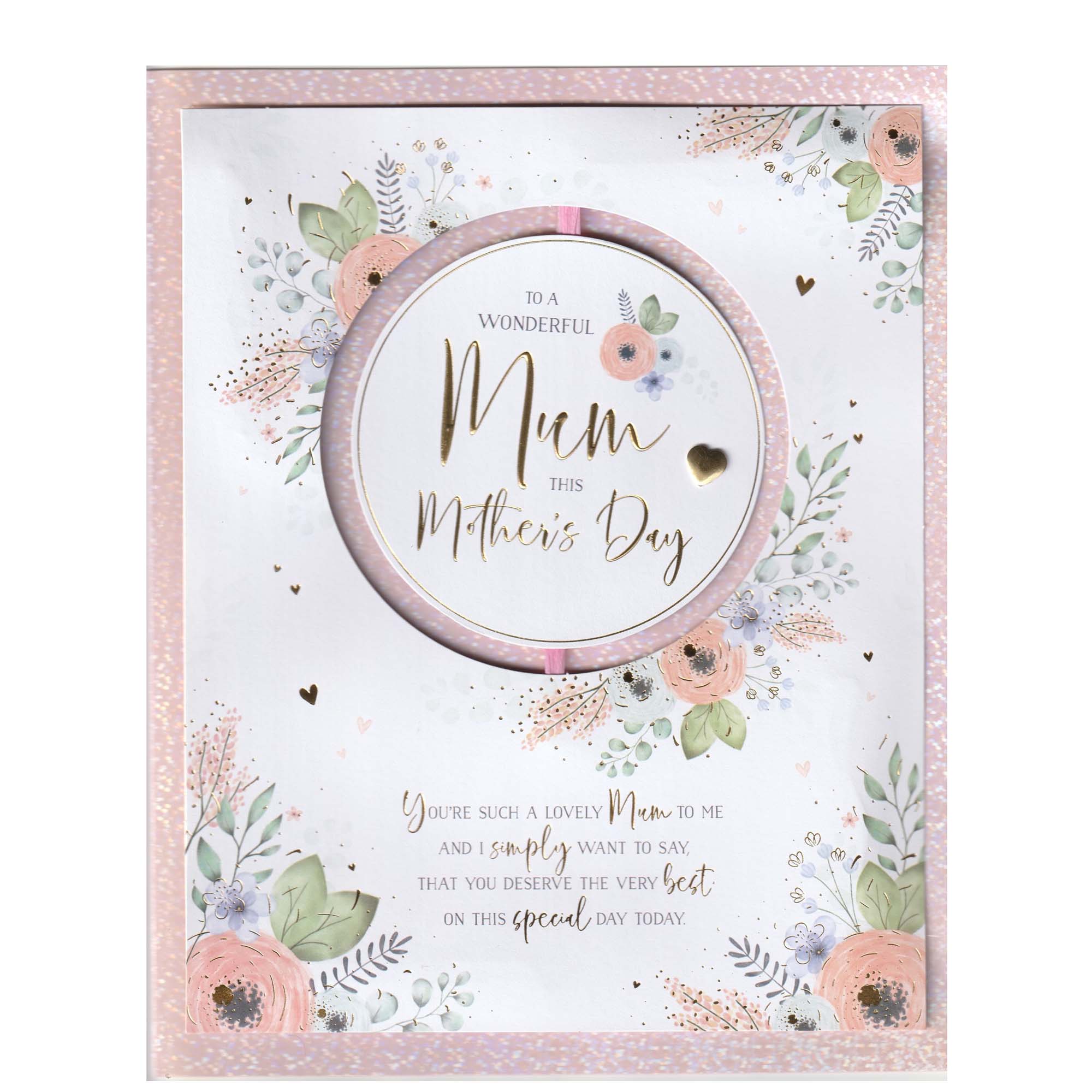 To A Wonderful Mum Mothers Day Greeting Card