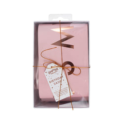 Mix It Up Its My Birthday Pink and Rose Gold Foiled Ombre Birthday Sash