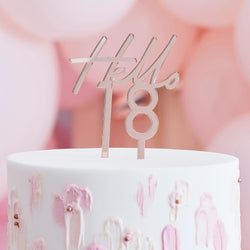 Mix It Up 18th Birthday Cake Topper