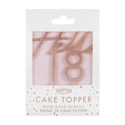 Mix It Up 18th Birthday Cake Topper