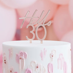 Mix It Up 30th Birthday Cake Topper