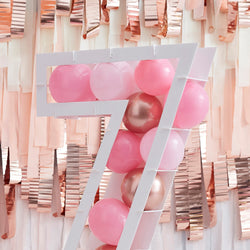 Mix It Up Balloon Mosaic Number Stand 7 Decoration