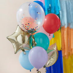Mix It Up Rainbow Party Mixed Balloon Bundle 11pcs