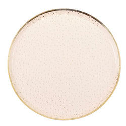 Mix It Up Peach and Gold Party Plates 8pcs