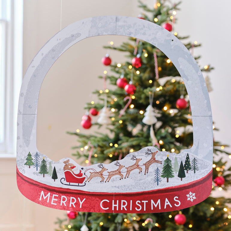 Customisable Christmas Photo Booth Frame