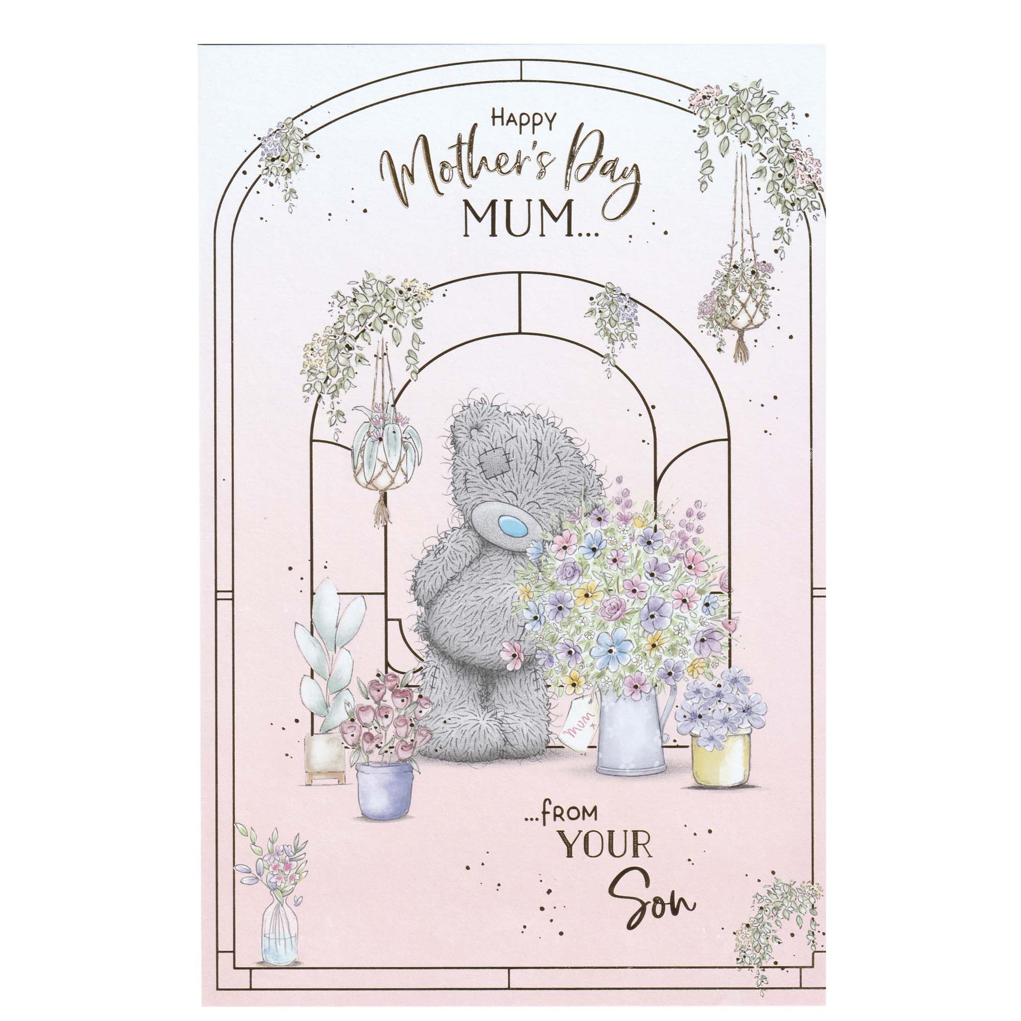 Happy Mothers Day Mum From Your Son Greeting Card