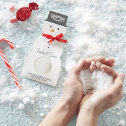 Novelty Christmas Snowman Shaped Instant Snow