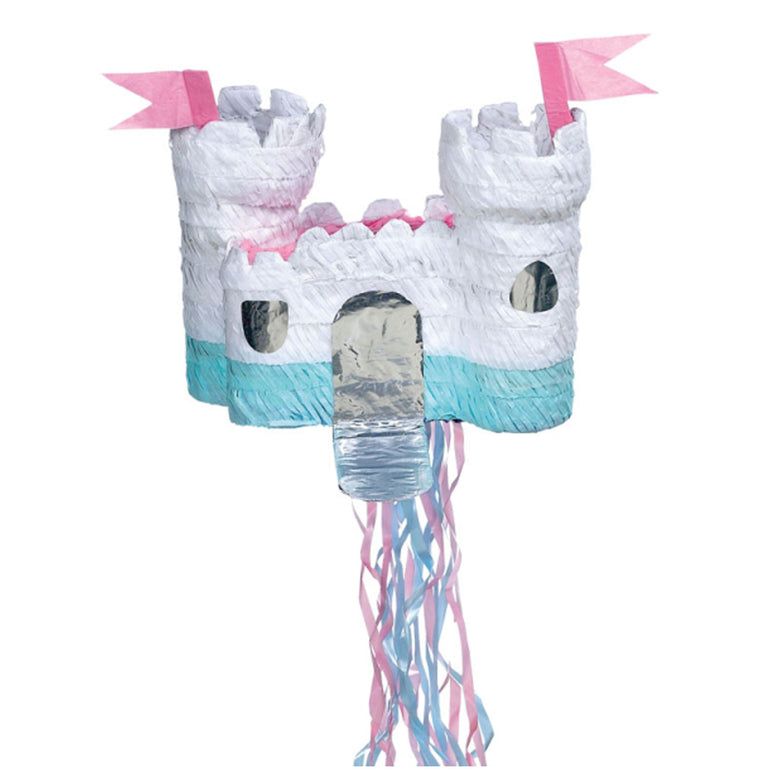Pull Castle Piñata Paper & Plastic 38cm