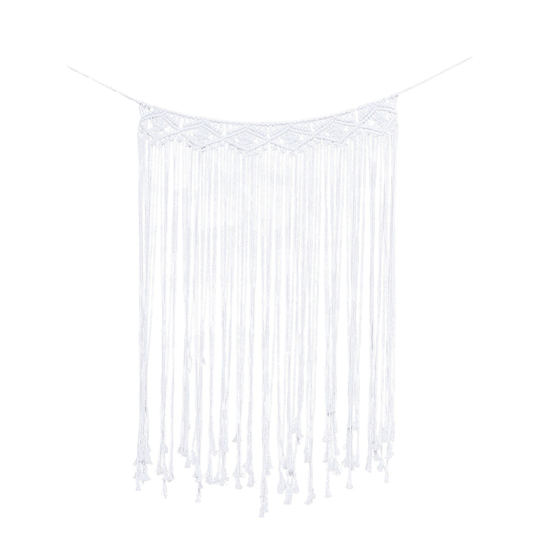 A Touch Of Pampas Macrame Wall Hanging Backdrop Cream