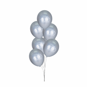 D100 Years Of Wonders Latex Balloon 11in, 6pcs