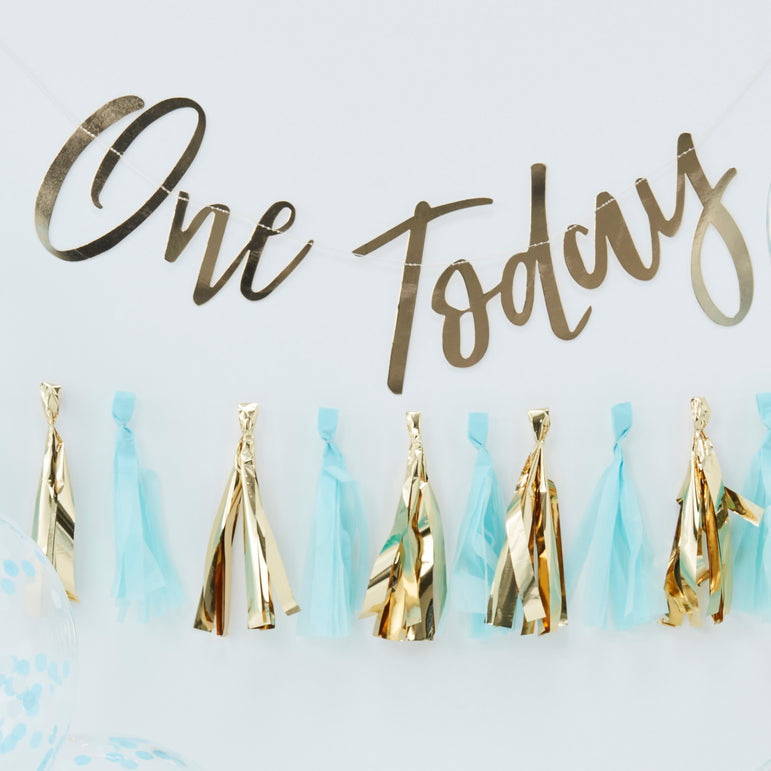 Blue Baby Cake Smash 1st Birthday Kit